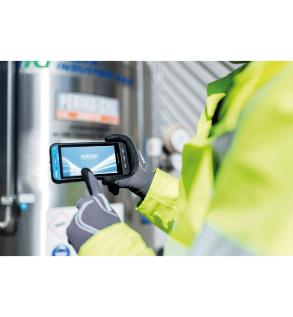 Terminal mobile ATEX ECOM en utilisation