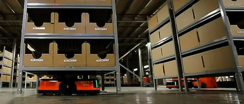 Goods to person flux tires HIK intralogistique